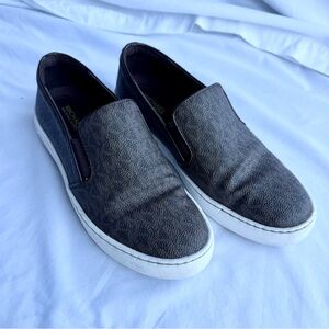 Michael Kors Keaton Slip-On Loafer Sneakers Shoes Brown Women’s Size 7